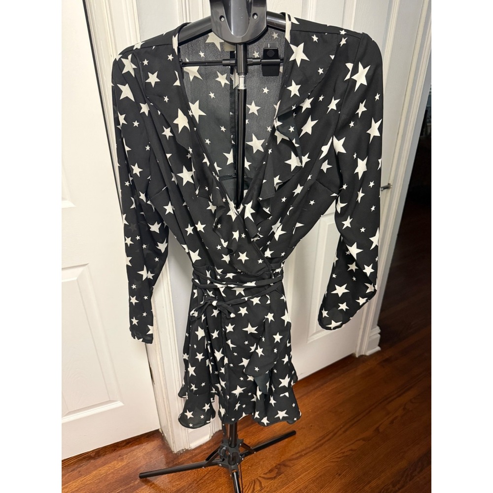 ASOS Design Star Patterned Mini Dress Size 12
